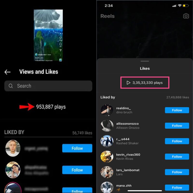50000 هزار ویو ویدیو ریلز اینستاگرام Instagram Reels view 50k سرور با کیفیت و سرعت فضایی - تصویر 2