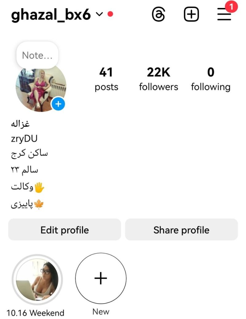 photo_2024-05-28_16-37-51 خرید پیج آماده اینستاگرام 22 کا فالوور | پیج آماده اینستاگرام 22 کایی | خرید پیج اینستاگرام | پیج آماده اینستا | اکانت اینستاگرام | اکانت آماده اینستاگرام 22 کایی | اکانت آماده اینستاگرام مناسب کسب و کار | پیج مناسب فشن و مد - تصویر 1