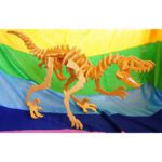 دانلود طرح معرق کاری دایناسور ولوسیراپتور حرفه‌ و فن کار دستی فنی و حرفه ای