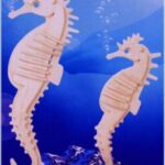 دانلود طرح معرق کاری اسب دریایی حرفه‌ و فن کار دستی فنی و حرفه ای