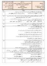 دانلود مجموعه آزمون میان ترم دوم عربی (1) درس 5 تا 8 پایه دهم دبیرستان با پاسخنامه - تصویر 2