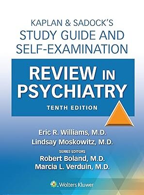 خرید و دانلود کتاب Kaplan & Sadock’s Study Guide and Self-Examination Review in Psychiatry (10th Edition)