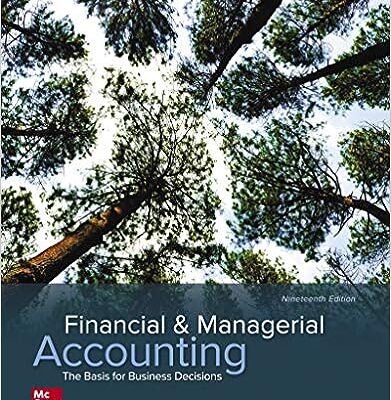 خرید و دانلود کتاب Financial & Managerial Accounting (19th Edition) BY Williams