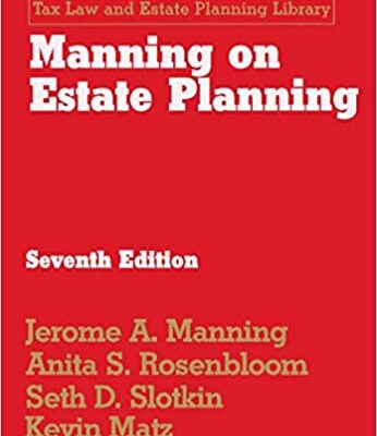 خرید و دانلود کتاب Manning on Estate Planning
