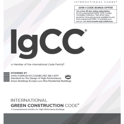 خرید و دانلود نسخه کامل کتاب 2018 IgCC International green construction code : a comprehensive solution for high-performance buildings