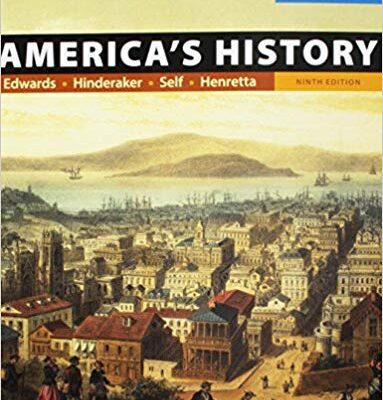 خرید و دانلود نسخه کامل کتاب America’s History, Volume 1 Ninth Edition