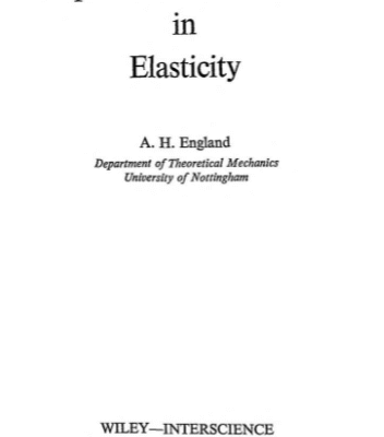 خرید و دانلود نسخه کامل کتاب Complex Variable Methods in Elasticity BY England – Pdf