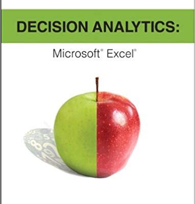 خرید و دانلود نسخه کامل کتاب Decision Analytics: Microsoft Excel