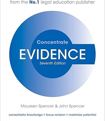خرید و دانلود نسخه کامل کتاب Evidence Concentrate: Law Revision and Study Guide (7th Edition) –  Pdf