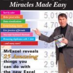 خرید و دانلود نسخه کامل کتاب Excel 2007 miracles made easy: Mr. Excel reveals 25 amazing things you can do with the new Excel – PDF