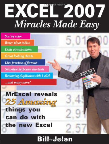 خرید و دانلود نسخه کامل کتاب Excel 2007 miracles made easy: Mr. Excel reveals 25 amazing things you can do with the new Excel – PDF_6836339f2b21d.jpeg خرید و دانلود نسخه کامل کتاب Excel 2007 miracles made easy: Mr. Excel reveals 25 amazing things you can do with the new Excel – PDF