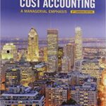 خرید و دانلود نسخه کامل کتاب Horngren’s Cost Accounting: A Managerial Emphasis, Eighth Canadian Edition (8th Edition)