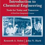 خرید و دانلود نسخه کامل کتاب Introduction to Chemical Engineering Tools for Today and Tomorrow 5th Edition