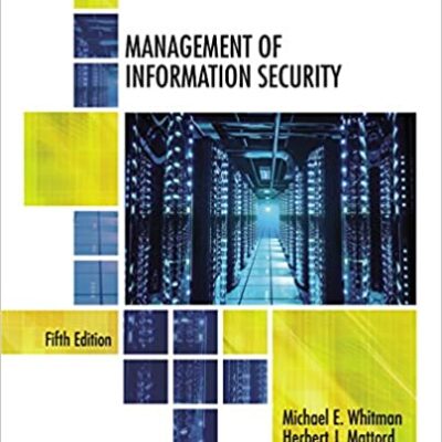 خرید و دانلود نسخه کامل کتاب Management of Information Security (5th Edition) – Pdf