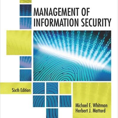 خرید و دانلود نسخه کامل کتاب Management of Information Security (6th Edition) –  Pdf