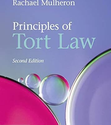 خرید و دانلود نسخه کامل کتاب Principles of Tort Law (2nd Edition) –  + Conevrted Pdf