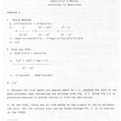 خرید و دانلود نسخه کامل کتاب Solution Manual Applied Numerical Analysis 7th edition