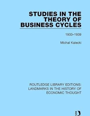 خرید و دانلود نسخه کامل کتاب Studies in the Theory of Business Cycles: 1933-1939 – Pdf