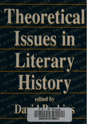 خرید و دانلود نسخه کامل کتاب Theoretical Issues in Literary History –  Pdf