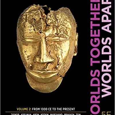 خرید و دانلود نسخه کامل کتاب Worlds Together, Worlds Apart Volume 2. From 1000 CE to the present (5th Edition) –  Pdf