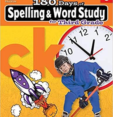 خرید و دانلود نسخه کامل کتاب 180 Days of Spelling and Word Study Grade 3 – Daily Spelling Workbook for Classroom and Home, Cool and Fun Practice, Elementary School Level – PDF