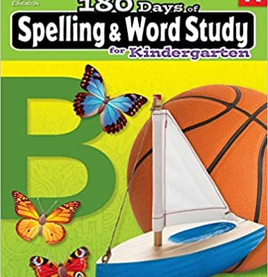 خرید و دانلود نسخه کامل کتاب 180 Days of Spelling and Word Study Grade K – Daily Spelling Workbook for Classroom and Home, Cool and Fun Sight Word Practice, Kindergarten – PDF