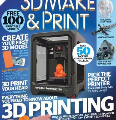 خرید و دانلود نسخه کامل کتاب 3D Make & Print Second Edition