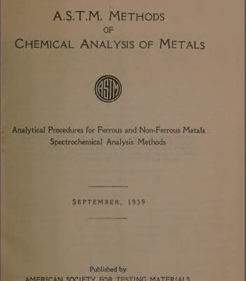 خرید و دانلود نسخه کامل کتاب a.s.t.m. methods of chemical analysis of metals – Pdf