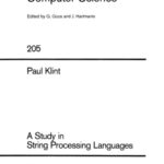 خرید و دانلود نسخه کامل کتاب A Study in String Processing Languages