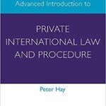 خرید و دانلود نسخه کامل کتاب Advanced Introduction to Private International Law and Procedure (Elgar Advanced Introductions)
