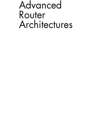 خرید و دانلود نسخه کامل کتاب Advanced Router Architectures