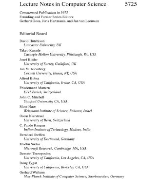 خرید و دانلود نسخه کامل کتاب Algebraic Informatics: Third International Conference, CAI 2009, Thessaloniki, Greece, May 19-22, 2009, Proceedings