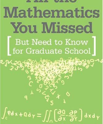 خرید و دانلود نسخه کامل کتاب All the Mathematics You Missed But Need to Know for Graduate School – PDF