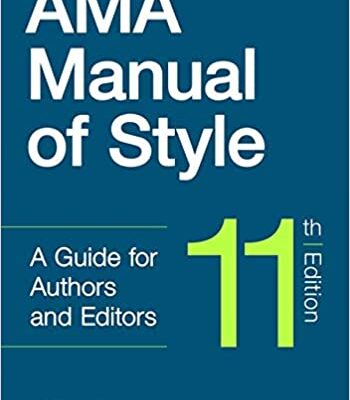 خرید و دانلود نسخه کامل کتاب AMA MANUAL OF STYLE, 11th EDITION A Guide for Authors and Editors (11th Edition) – PDF