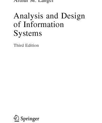 خرید و دانلود نسخه کامل کتاب Analysis and Design of Information Systems