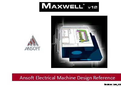 خرید و دانلود نسخه کامل کتاب Ansoft Maxwell v12 2D User Guide-Machine Design Reference Guide