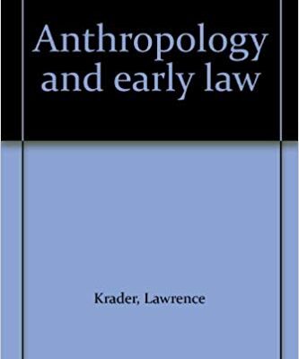 خرید و دانلود نسخه کامل کتاب Anthropology and early law