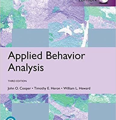خرید و دانلود نسخه کامل کتاب Applied Behavior Analysis (3rd Global Edition) – Pdf