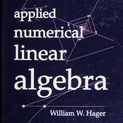 خرید و دانلود نسخه کامل کتاب Applied Numerical Linear Algebra BY Hager – Pdf