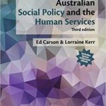 خرید و دانلود نسخه کامل کتاب Australian Social Policy and the Human Services (3rd Edition) –  +  Pdf