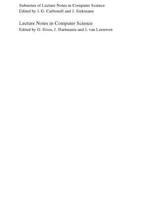 خرید و دانلود نسخه کامل کتاب Automated Reasoning with Analytic Tableaux and Related Methods: International Conference, TABLEAUX’99 Saratoga Springs, NY, USA, June 7–11, 1999 Proceedings