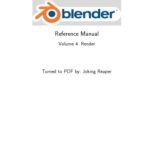 خرید و دانلود نسخه کامل کتاب Blender Reference Manual. Volume 4: Render