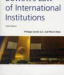 خرید و دانلود نسخه کامل کتاب Bowett’s Law of International Institutions –  Pdf
