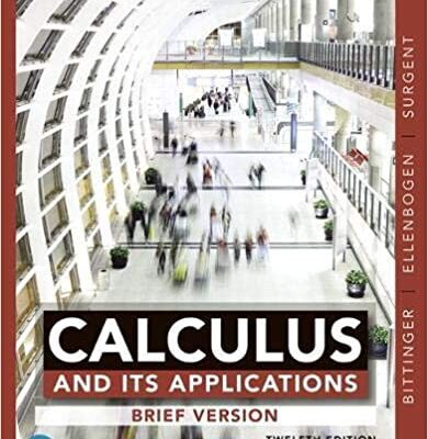 خرید و دانلود نسخه کامل کتاب Calculus and Its Applications:  Brief Version (12th Edition) [2019] –  PDF
