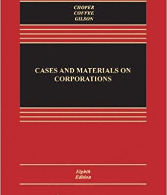 خرید و دانلود نسخه کامل کتاب Cases and Materials on Corporations (8th Edition)
