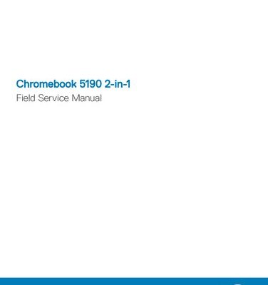 خرید و دانلود نسخه کامل کتاب Chromebook 5190 2-in-1 Field Service Manual