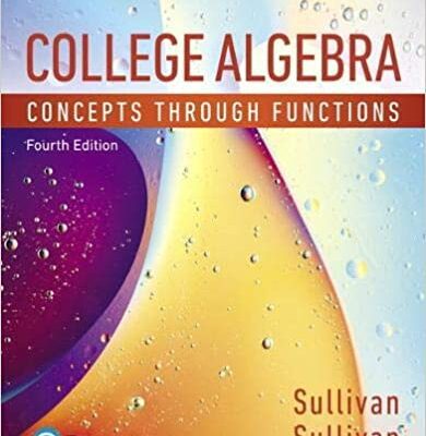 خرید و دانلود نسخه کامل کتاب College Algebra: Concepts Through Functions (4th Edition) –  pdf