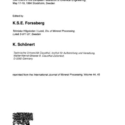 خرید و دانلود نسخه کامل کتاب Comminution 1994 Proceedings of the 8th European Symposium on Comminution and 50th Event of the European Federation of Chemical Engineering, May 17-19, 1994 Stockholm, Swede – PDF