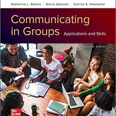 خرید و دانلود نسخه کامل کتاب Communicating in Groups: Applications and Skills (11th Edition) –  PDF