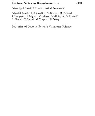 خرید و دانلود نسخه کامل کتاب Computational Methods in Systems Biology: 7th International Conference, CMSB 2009, Bologna, Italy, August 31-September 1, 2009. Proceedings